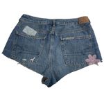 American Eagle NWT Jean Shorts ALTERED Cheeky Cut Off Patchwork Denim Size 8 Photo 1