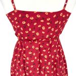 Wishlist Apparel Floral Wrap Dress Adjustable Straps Ruffled Hem Size Small Photo 5