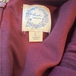 Blue Rain  Francesca’s Burgundy Faux Tie Jumpsuit Photo 2