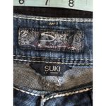 Silver Jeans Suki Bootcut Med Wash Low Rise Embroidery Size 27x30 Western Boho Photo 4
