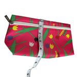 Clinique x Donald Tulip Floral Cosmetic Bag – Pink Zip Pouch – NWOT Photo 6