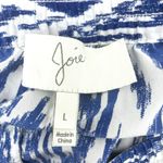 Joie  Layana Silk Shorts L Blue White Ikat Print EUC Photo 8