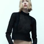 ZARA MWT  Lace knit top Photo 0