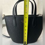 Kate Spade NWT  black glitter crossbody bag Photo 6