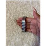 Cartier  SANTOS‎ WATCH Silver/Blue Water Repelant / Stainless Steel 40MM Photo 9