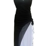 Blondie Nites Vintage 90's Y2K Black & White Gown Sweetheart Neckline Photo 0