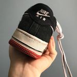 Nike AMAZING  AF1 AIR FORCE 1 RED/BLACK RETRO SNEAKERS Photo 3