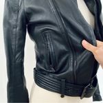 ZARA  genuine moto leather jacket Photo 9