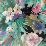 Alfred Dunner Vintage lightweight cotton-blend floral midi skirt women's size 14 Photo 4