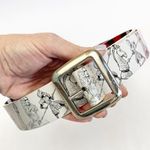 Disney White Queen Alice In Wonderland Reversible Leather Belt Photo 1