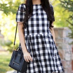 Rachel Parcell  Gingham Plaid Cotton Dress XS Photo 0
