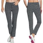 Tail Women’s Golf Pant High Rise Slim Fit Ankle Black White Geo Print Size 16 Photo 8