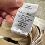 Ryan Roche Women’s 100% Wool Gabardine Tailored Boyshort High Rise in Camel 10 Photo 10