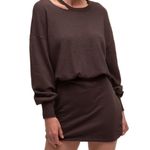 n:philanthropy NWT  Alexandria Long Sleeve Cut Out Mini Dress In Chocolate M Photo 0