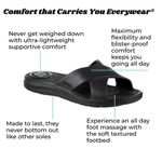 Women’s Totes Navy Blue Cross Slide Lightweight Waterproof Durable Size 9 NEW Photo 8