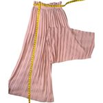 HYFVE  Size S Woman Pleated High-Waisted Wide-Leg PantsPink Polyester Lightweight Photo 2