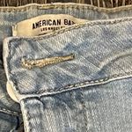 American Bazi Distressed Stretch Jean Shorts Size 1X Size 16-18 Photo 5