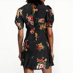 Free People EUC Neon Garden Dress Black Floral Size 4 Photo 2