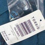 Torrid NWT Mini Jersey Plaid Delight Button Front Shirt Dress 2 Photo 6