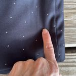 Nine West  Womens XXL‎ Black Pencil Skirt Rhinestone Polka Dot Accent Lined Photo 7