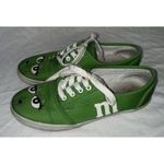 The Bradford Exchange  Green M&M Sneakers Womens Size 7.5 Shoes Low Top Canvas Photo 1