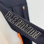 PE Nation High Rise Logo 7/8 Athletic Workout Leggings Gym Pant Activewear Small Black Photo 7