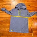 Vineyard Vines  Performance Women XS Heathered Blue Neon Yellow Hooded Sweatshirt Photo 1