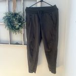 Athleta  Trekkie North Olive Green Stretch Jogger Pants with Drawstring Size 4 Photo 2