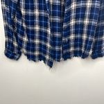 Jane and Delancey  Western Fringe detail with sparkle thread Plaid Long sleeve M Photo 4