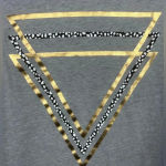 City Streets  Grey‎ Tank with Gold Design Size Medium [pre-loved condition] Photo 1