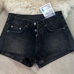 Ksubi  Jean Leather Shorts Photo 0