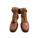 Free People  Trickum Tall Boot in Whiskey Size 7.5US Lace Up Block Heel $298 Photo 5