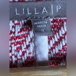 LILLA P Red Chevron Cotton Jacket. Size Small Photo 6