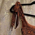 Free People Brown Striped Bow Shoulder Avenue Tank Top XS Photo 2