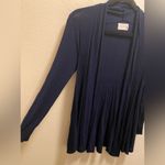 Dreamers  Navy Blue Open Front Cardigan Size Small Photo 8