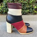 Valentino Garavani Valentino Bo-y-ch striped colorblock nappa leather mid-calf boots IT 40 NIB Photo 7