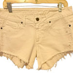 Paige  Cutoff White Denim Shorts‎ nwot Photo 0