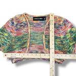 Gabrielle Union Marled Rainbow Knit Shrug Sweater Long Sleeve Multicolor Medium Photo 10