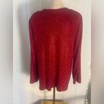 Ronni Nicole Vintage II Red Metallic Shimmer Jacket Blazer 3X Plus Made in USA Photo 1