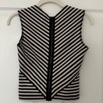 L'Agence L’Agence Striped Square Neckline Crop Top Photo 1
