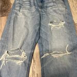 American Eagle Women's Stretch Blue Mom Jeans Photo 0