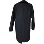 NWOT HARRIS WHARF LONDON Pressed Wool Blanket Wrap Coat Size Small Black Photo 7
