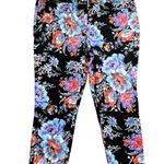 ASOS . Floral Print Cropped Trousers Size 14 NWT Photo 1