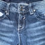 Vigoss The Chelsea Slim Boot Dark Wash Jeans Size 7/8 Length 33 Photo 3