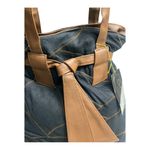 Dead stock Vintage La Covina Patchwork Black and Tan Leather Shoulder Bag Photo 6