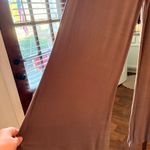 Luna Claire EUC High Waist Skirted Cropped Wide Leg Pants Brown Photo 2