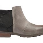 Sorel  Emelie Waterproof Leather Chelsea Boot in Quarry 5 Photo 2