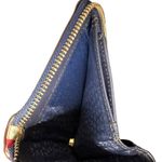 Kate Spade Darci Laurel Way Zip Around Wallet Striped Leather Blue White Photo 8