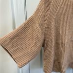 Free People  Sweater Ryanne Cropped Sweater Large Beige Tan Photo 3