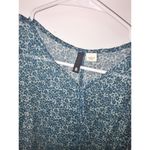 H & M Blue Flowered Summer Dress Photo 1